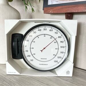 HEARTH & HAND Hinged Metal Outdoor Thermometer, NWT